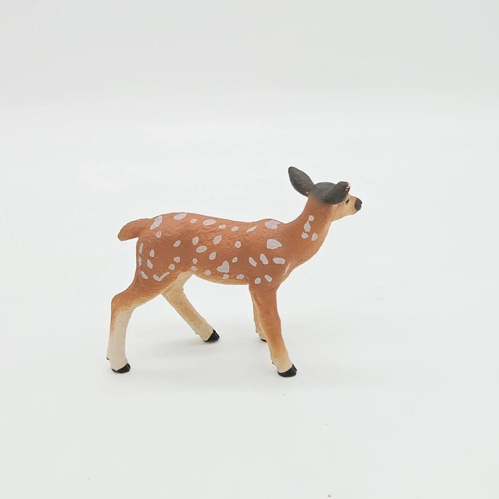 Schleich Fawn Figurine Unisex Small Brown White Spotted Woodland Animal 2023